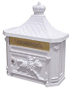 Wall Mount Locking<BR>Victorian Mailboxes